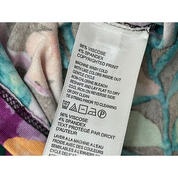 Tommy Bahama Women's M Green Dress Travel Resort Mini Halter Tropical Hawaiian - Picture 6 of 10